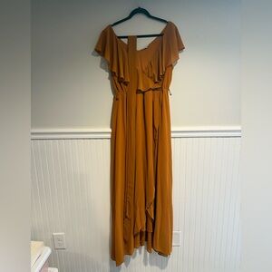 Amber Katya Ruffle Dress – Baltic Born Maxi (XL) – Worn Once!